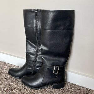 New Tall Black boots size 9M